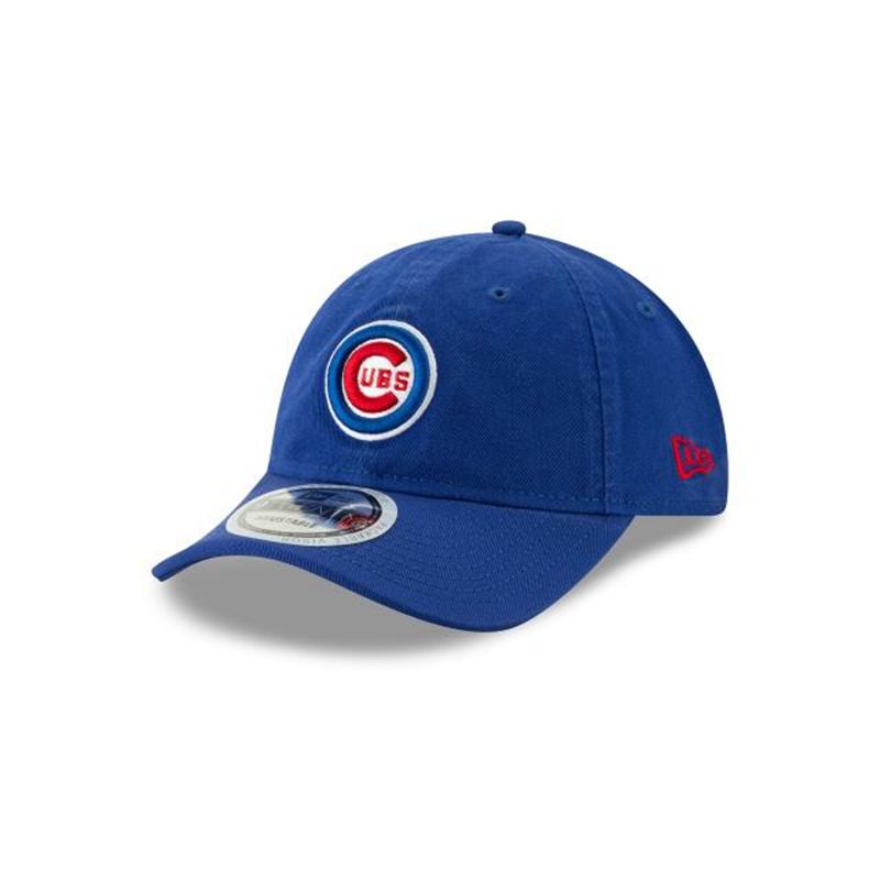 MLB Chicago Cubs Packable Visor 9Twenty Adjustable (QJY6582) - Blue New Era Caps